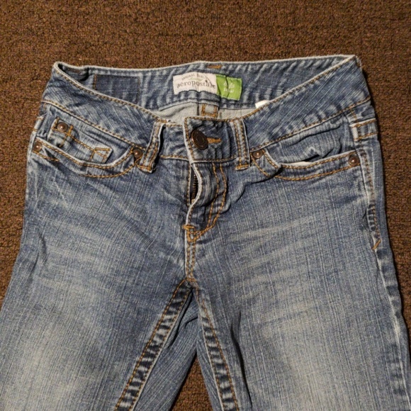 Aeropostale Original Jeans Size 00 reg - Picture 3 of 7